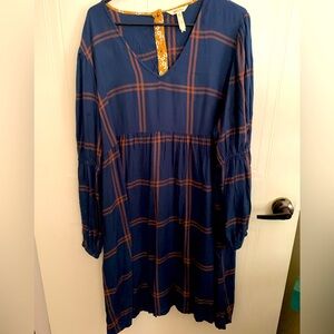 Matilda Jane Just Imagine Silvi Windowpane Plaid Dress